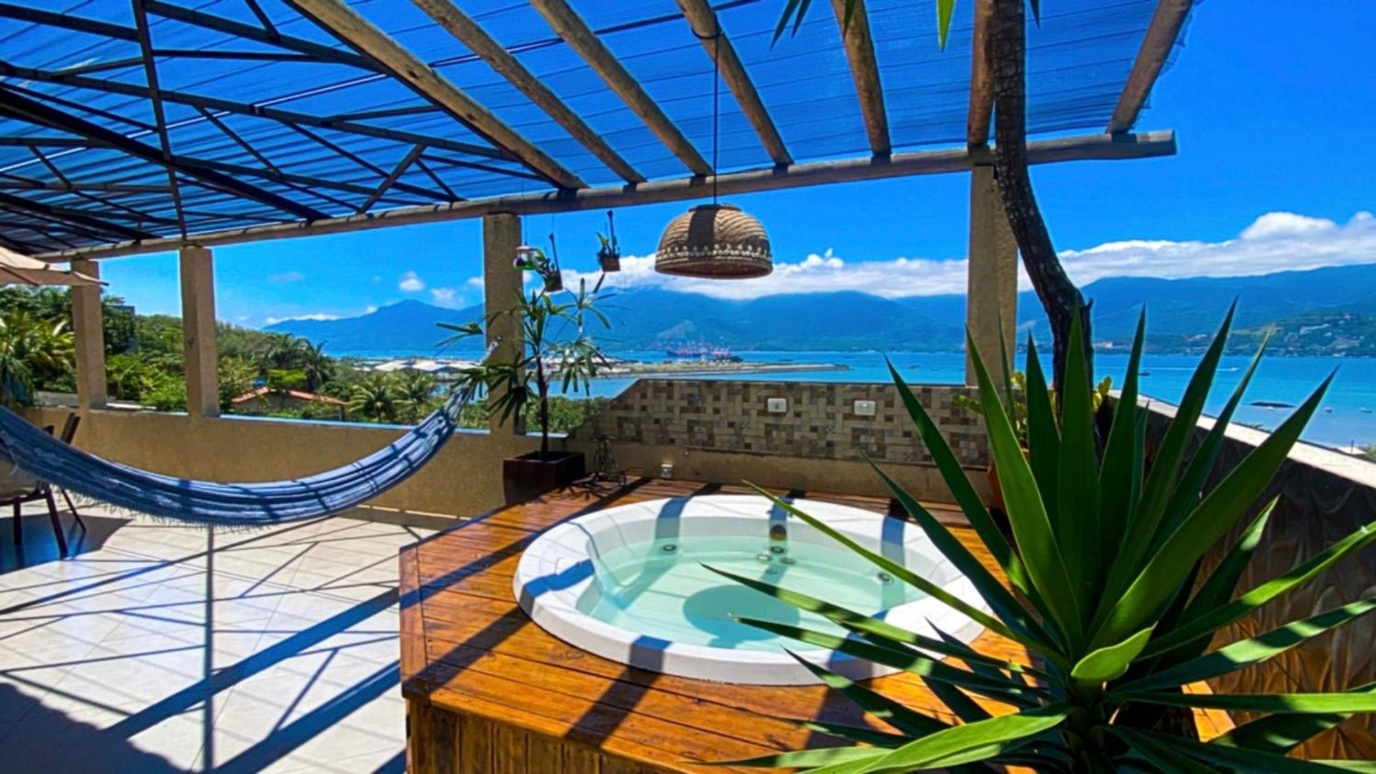 Casa De Praia Com Vista Para O Mar Sao Sebastiao  Buitenkant foto